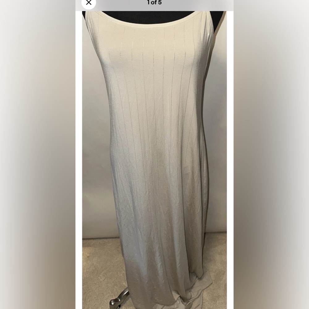 Savage X Fenty Sleep Dress Lounge Spa Modal Maxi XL 16/18 Crème New